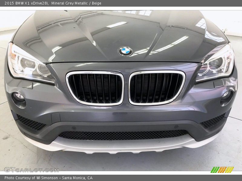 Mineral Grey Metallic / Beige 2015 BMW X1 xDrive28i