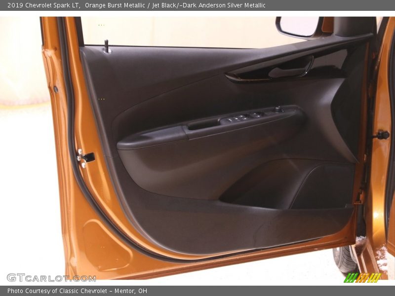 Orange Burst Metallic / Jet Black/­Dark Anderson Silver Metallic 2019 Chevrolet Spark LT