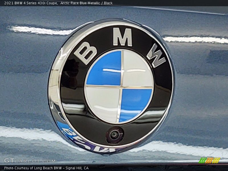 Arctic Race Blue Metallic / Black 2021 BMW 4 Series 430i Coupe