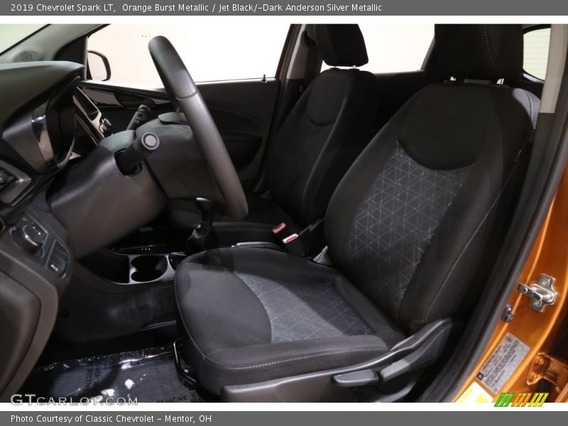 Orange Burst Metallic / Jet Black/­Dark Anderson Silver Metallic 2019 Chevrolet Spark LT