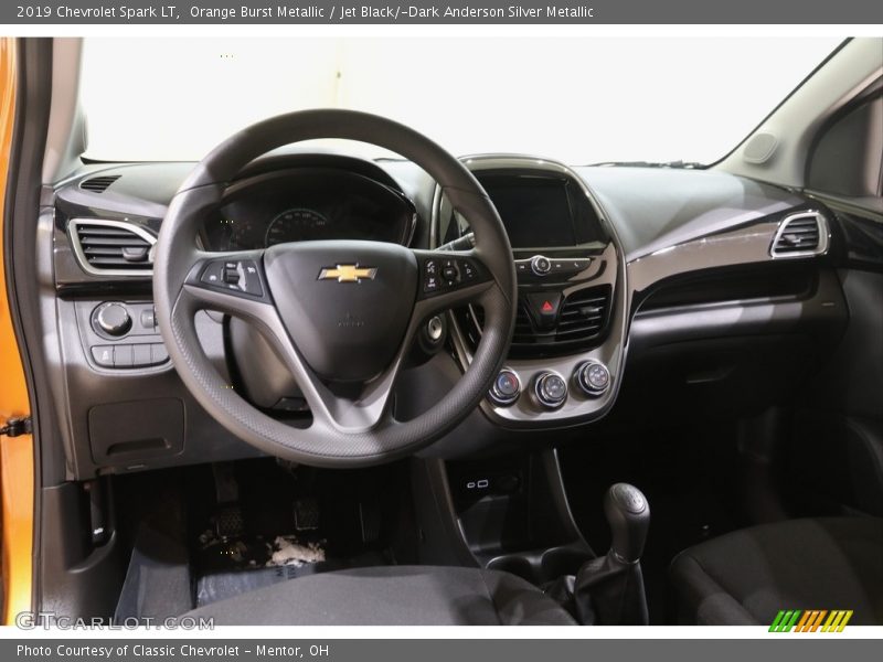 Orange Burst Metallic / Jet Black/­Dark Anderson Silver Metallic 2019 Chevrolet Spark LT