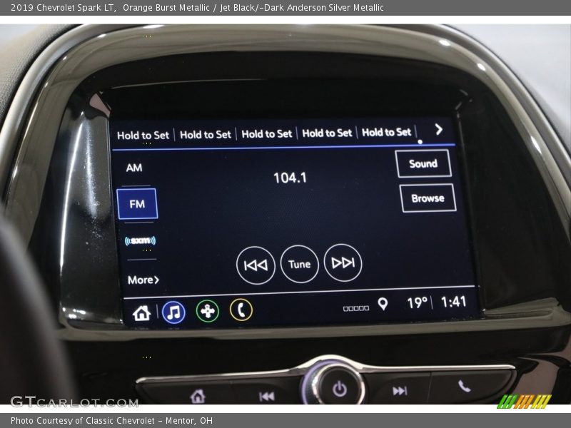 Orange Burst Metallic / Jet Black/­Dark Anderson Silver Metallic 2019 Chevrolet Spark LT