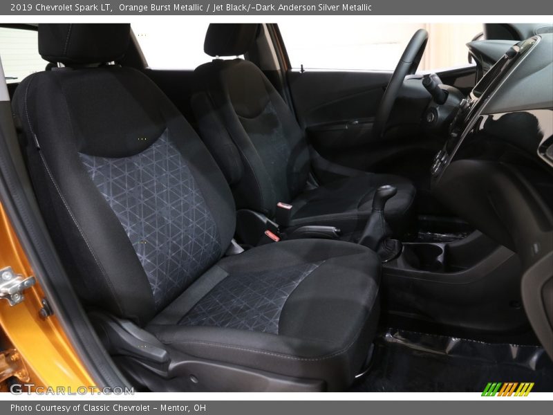 Orange Burst Metallic / Jet Black/­Dark Anderson Silver Metallic 2019 Chevrolet Spark LT