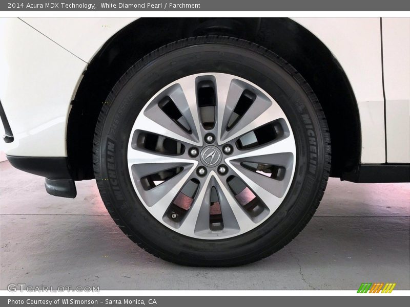 White Diamond Pearl / Parchment 2014 Acura MDX Technology