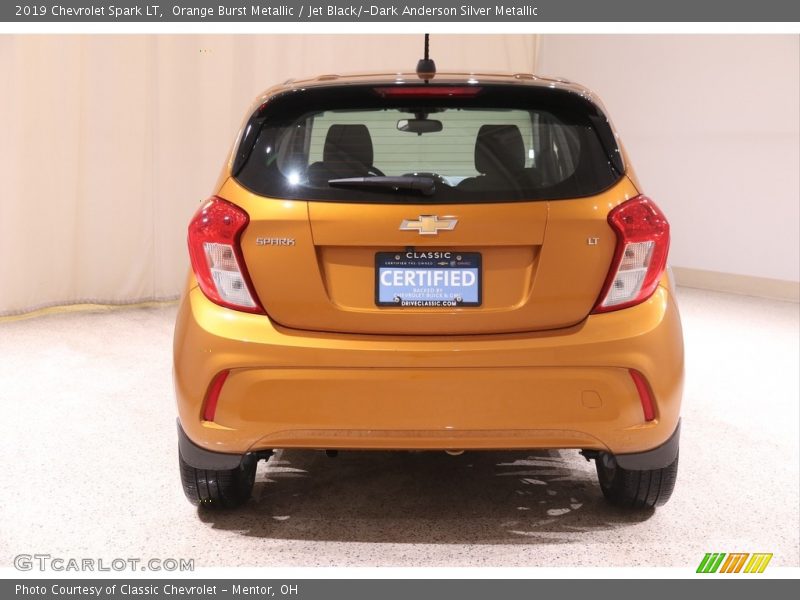 Orange Burst Metallic / Jet Black/­Dark Anderson Silver Metallic 2019 Chevrolet Spark LT