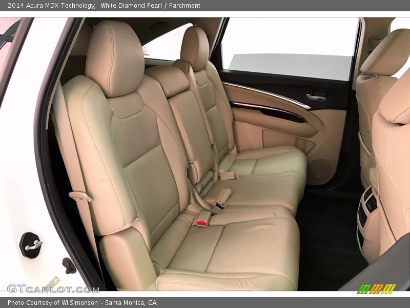 White Diamond Pearl / Parchment 2014 Acura MDX Technology