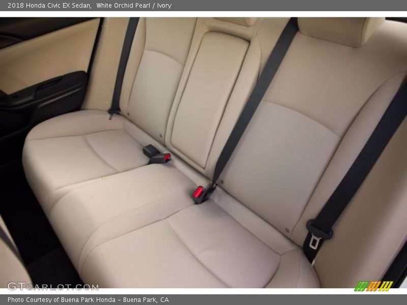 White Orchid Pearl / Ivory 2018 Honda Civic EX Sedan