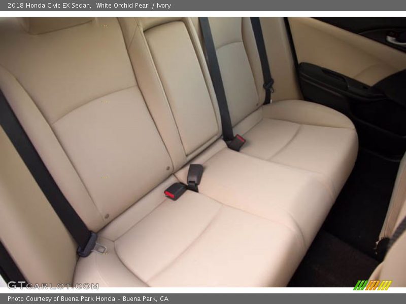 White Orchid Pearl / Ivory 2018 Honda Civic EX Sedan