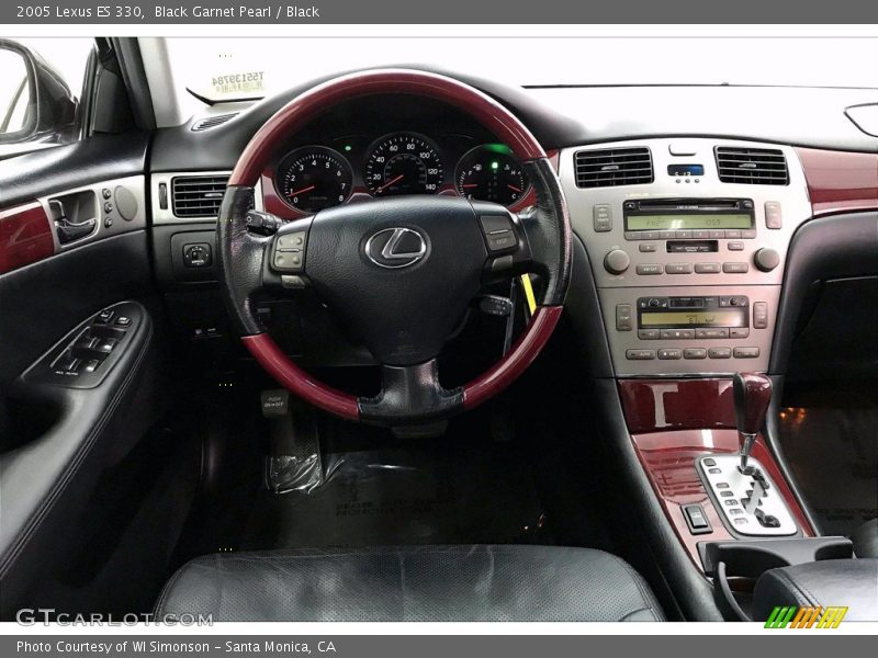 Black Garnet Pearl / Black 2005 Lexus ES 330