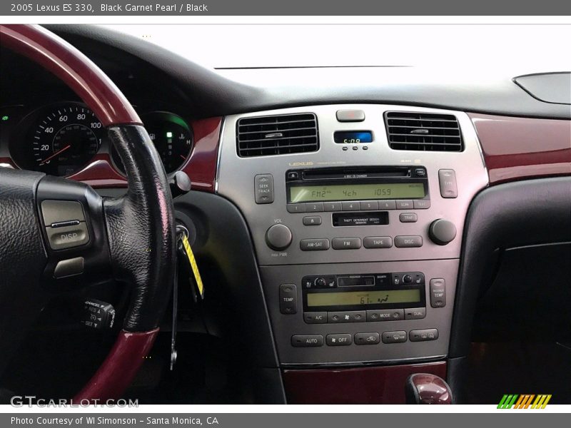 Black Garnet Pearl / Black 2005 Lexus ES 330