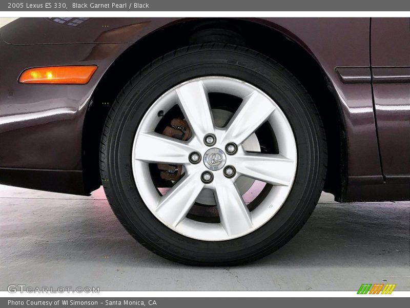 Black Garnet Pearl / Black 2005 Lexus ES 330