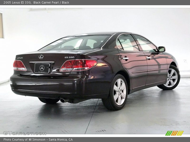 Black Garnet Pearl / Black 2005 Lexus ES 330