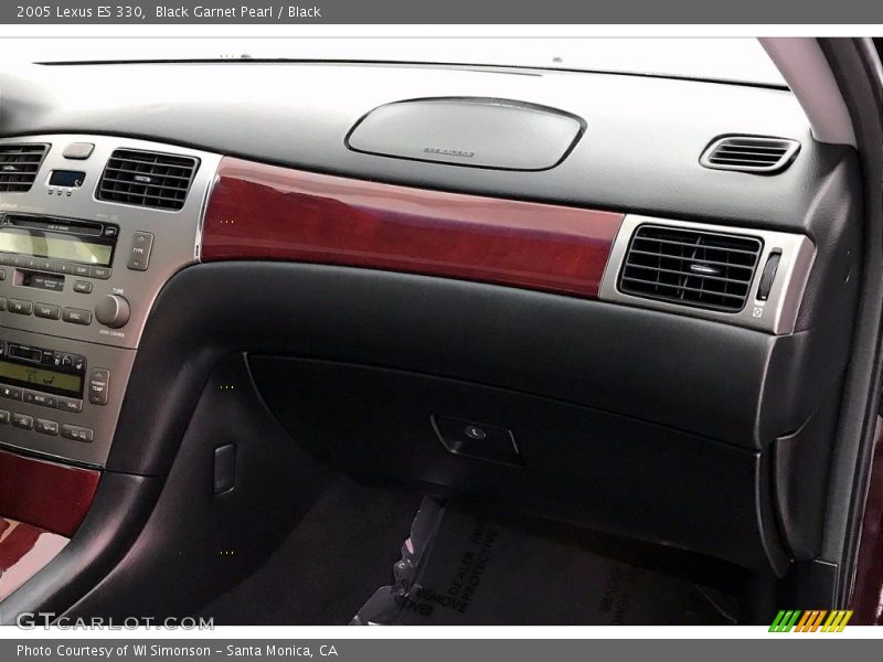 Black Garnet Pearl / Black 2005 Lexus ES 330