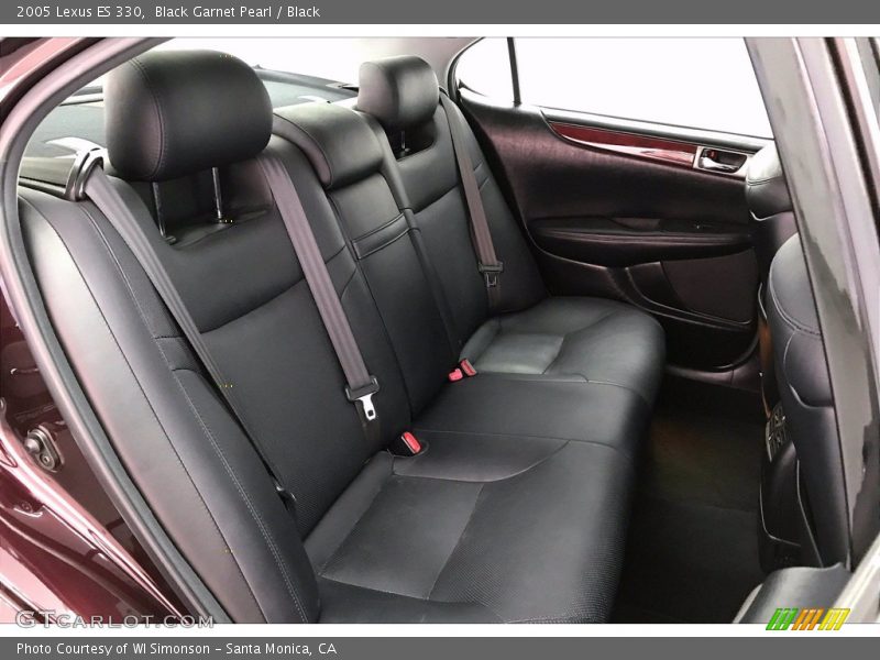 Black Garnet Pearl / Black 2005 Lexus ES 330