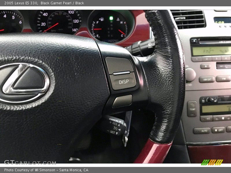 Black Garnet Pearl / Black 2005 Lexus ES 330