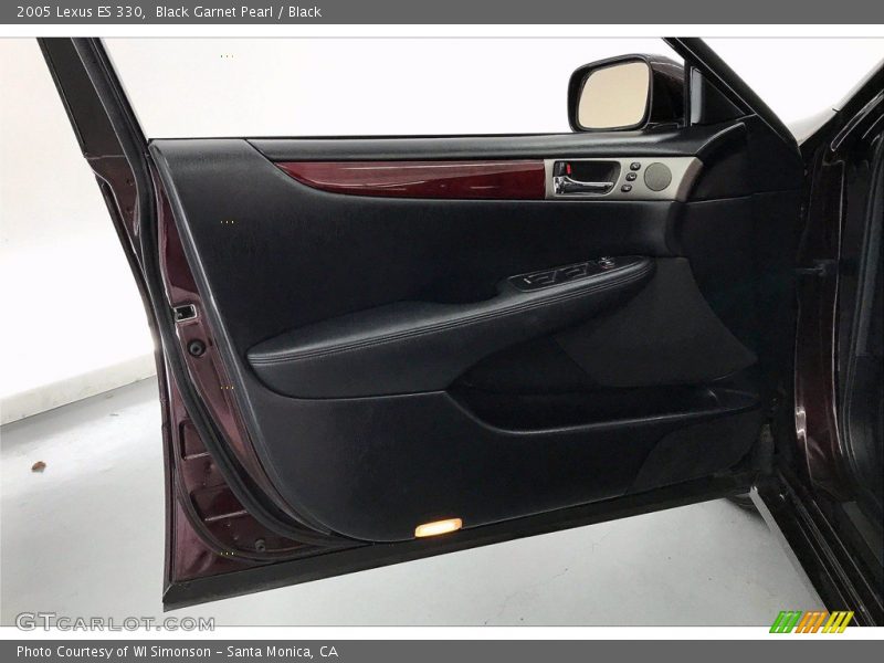 Black Garnet Pearl / Black 2005 Lexus ES 330