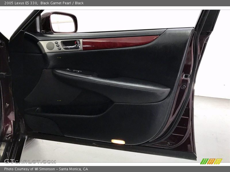 Black Garnet Pearl / Black 2005 Lexus ES 330