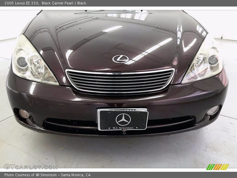 Black Garnet Pearl / Black 2005 Lexus ES 330
