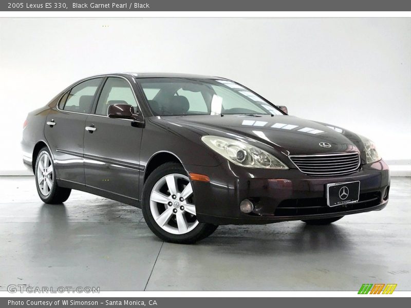 Black Garnet Pearl / Black 2005 Lexus ES 330