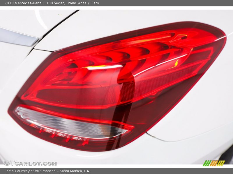 Polar White / Black 2018 Mercedes-Benz C 300 Sedan