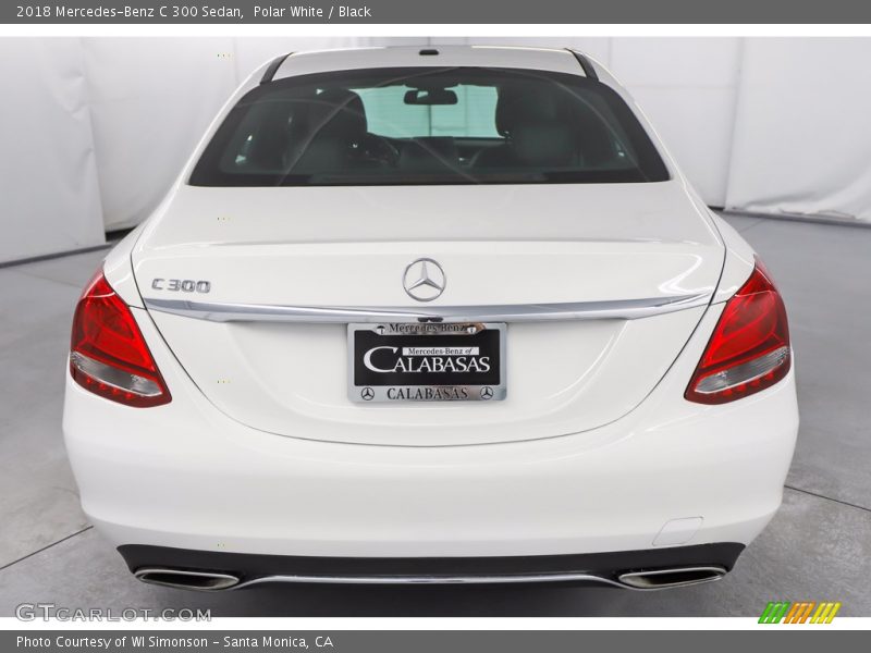Polar White / Black 2018 Mercedes-Benz C 300 Sedan