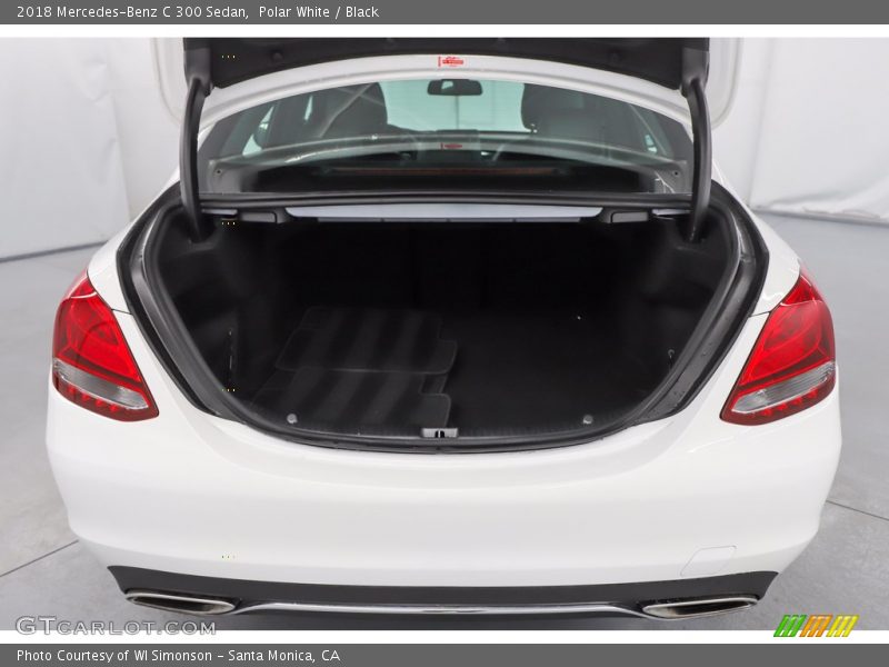 Polar White / Black 2018 Mercedes-Benz C 300 Sedan