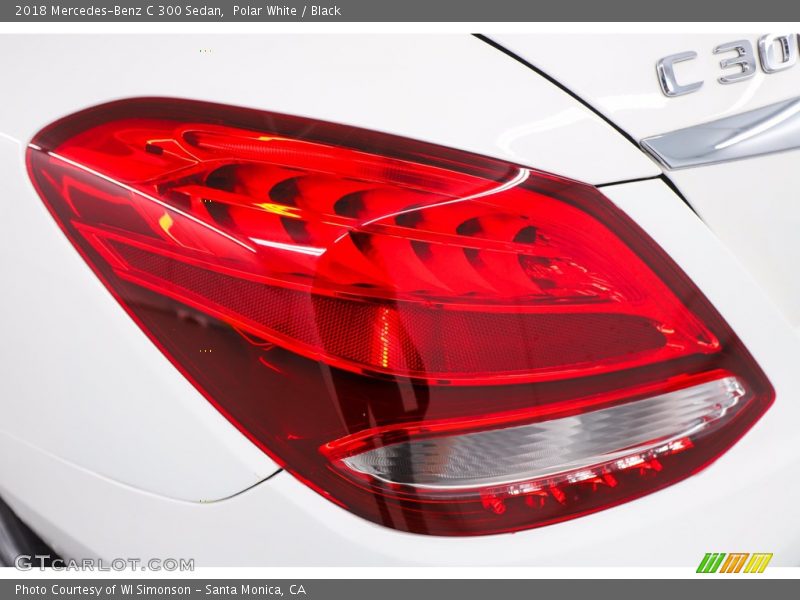Polar White / Black 2018 Mercedes-Benz C 300 Sedan