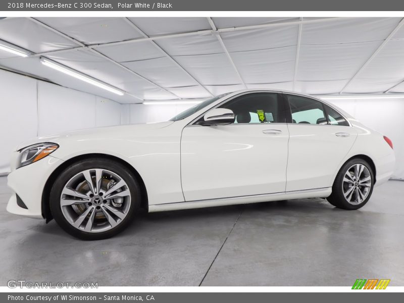 Polar White / Black 2018 Mercedes-Benz C 300 Sedan