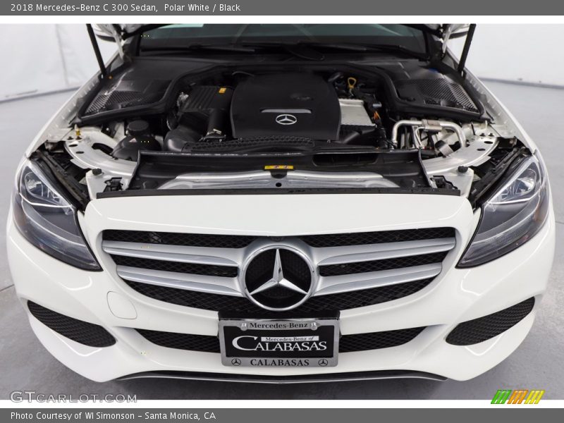 Polar White / Black 2018 Mercedes-Benz C 300 Sedan