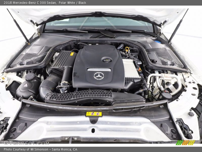 Polar White / Black 2018 Mercedes-Benz C 300 Sedan