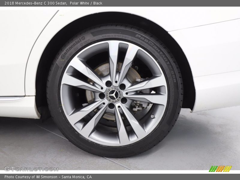 Polar White / Black 2018 Mercedes-Benz C 300 Sedan