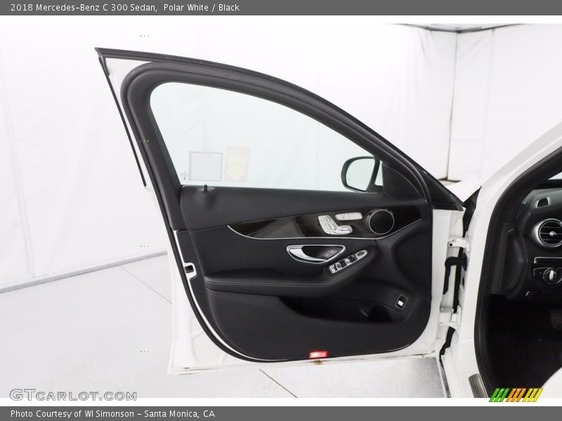 Polar White / Black 2018 Mercedes-Benz C 300 Sedan