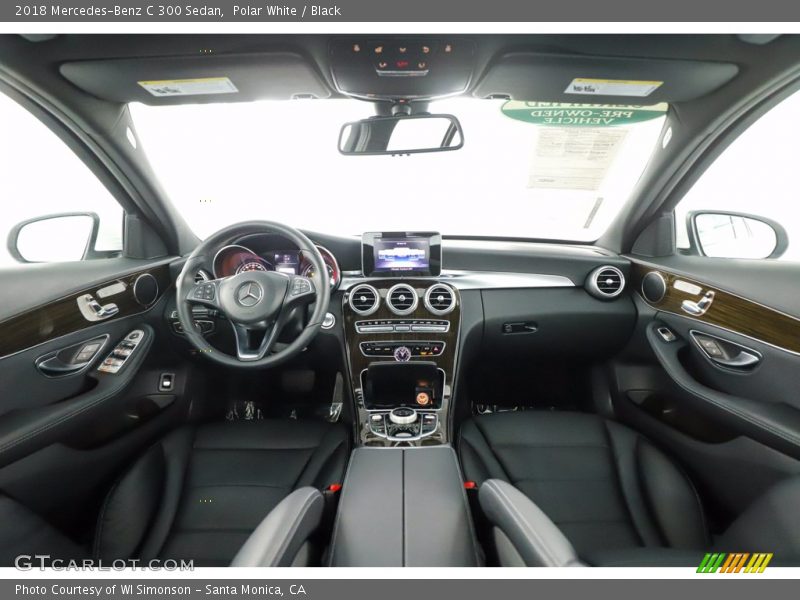 Polar White / Black 2018 Mercedes-Benz C 300 Sedan