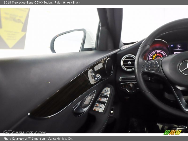 Polar White / Black 2018 Mercedes-Benz C 300 Sedan