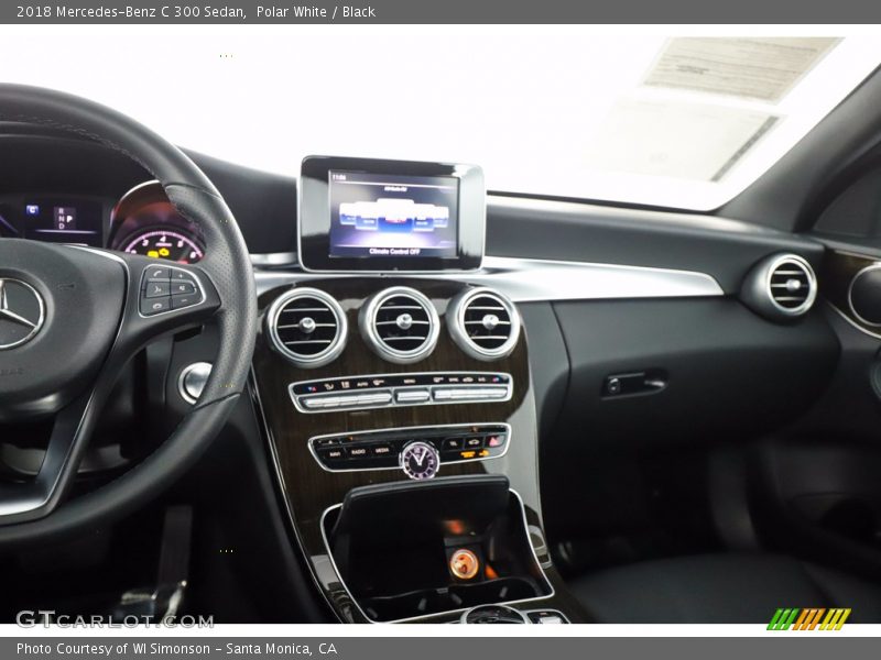 Polar White / Black 2018 Mercedes-Benz C 300 Sedan