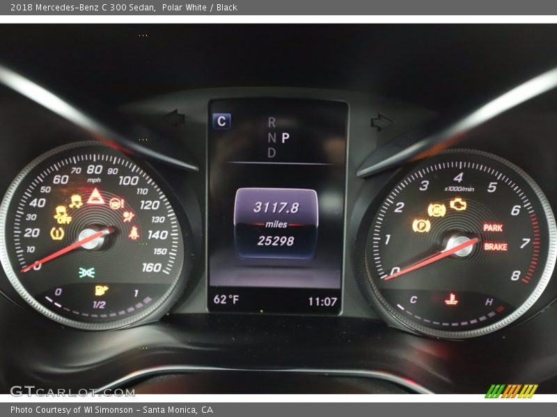 Polar White / Black 2018 Mercedes-Benz C 300 Sedan