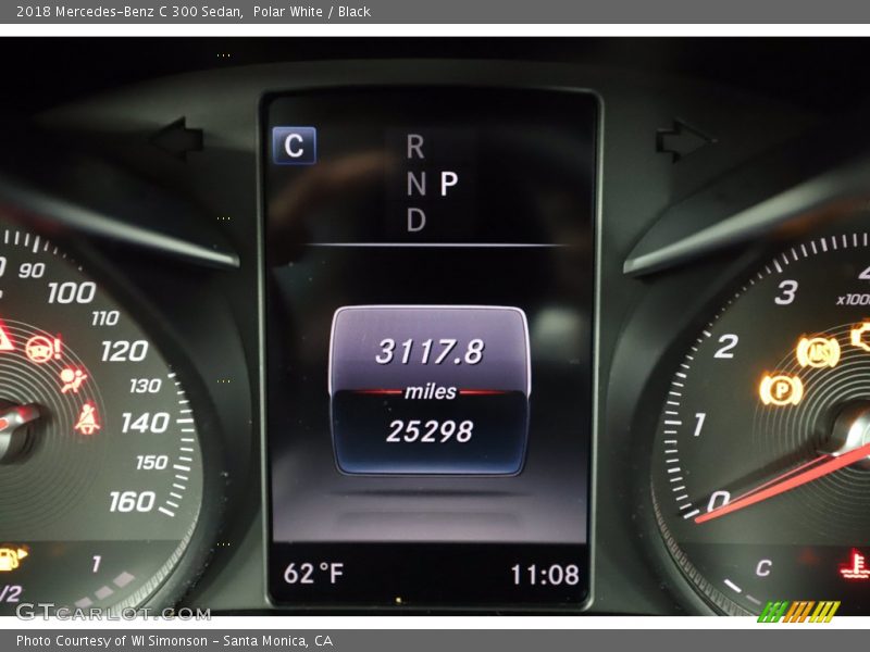 Polar White / Black 2018 Mercedes-Benz C 300 Sedan
