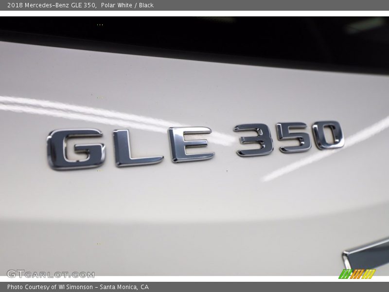 Polar White / Black 2018 Mercedes-Benz GLE 350