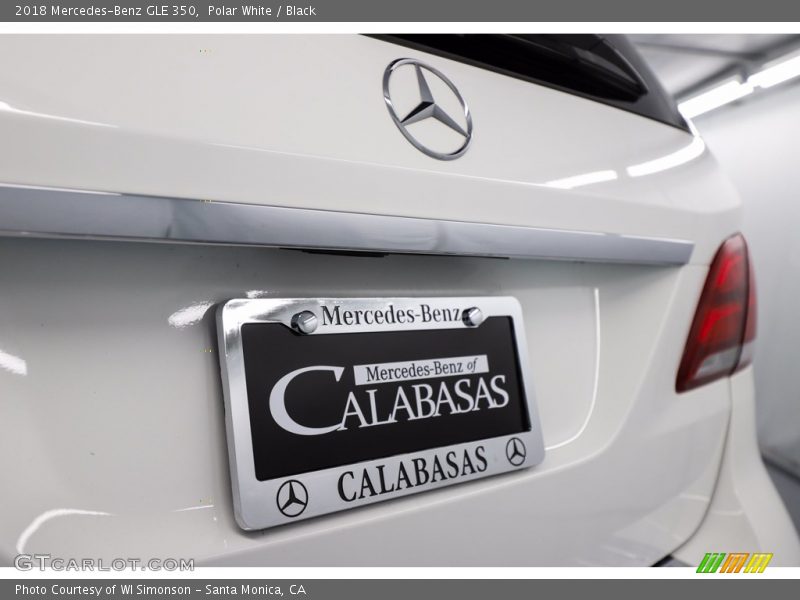 Polar White / Black 2018 Mercedes-Benz GLE 350