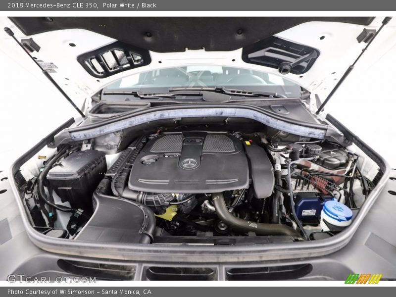 Polar White / Black 2018 Mercedes-Benz GLE 350