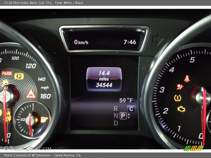 Polar White / Black 2018 Mercedes-Benz GLE 350