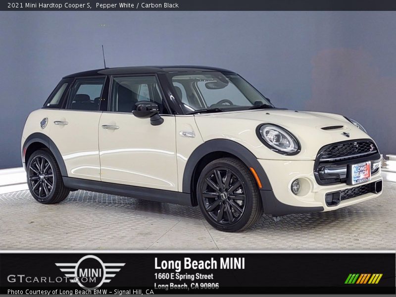Pepper White / Carbon Black 2021 Mini Hardtop Cooper S