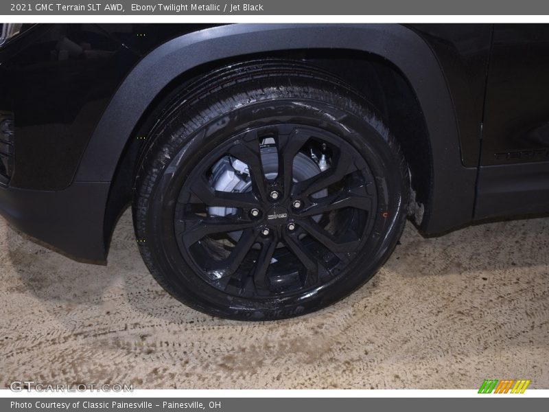 Ebony Twilight Metallic / Jet Black 2021 GMC Terrain SLT AWD