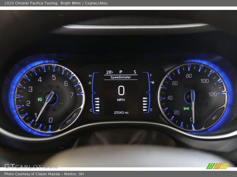 Bright White / Cognac/Alloy 2020 Chrysler Pacifica Touring