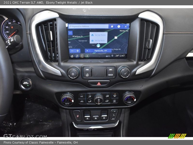 Ebony Twilight Metallic / Jet Black 2021 GMC Terrain SLT AWD