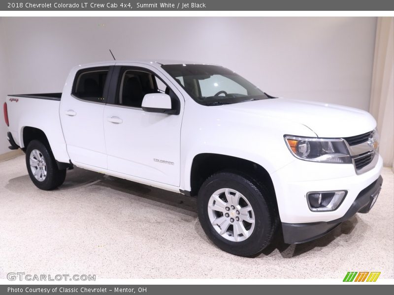 Summit White / Jet Black 2018 Chevrolet Colorado LT Crew Cab 4x4