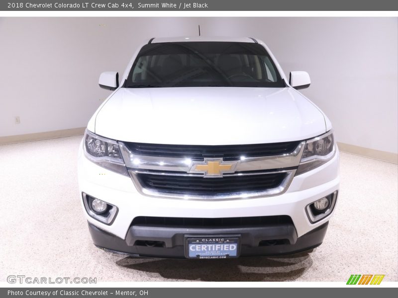Summit White / Jet Black 2018 Chevrolet Colorado LT Crew Cab 4x4