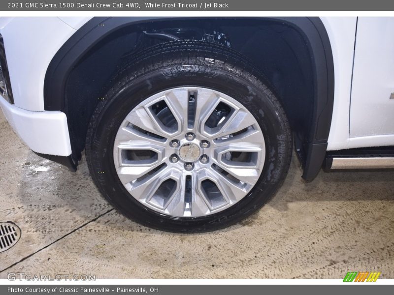 White Frost Tricoat / Jet Black 2021 GMC Sierra 1500 Denali Crew Cab 4WD