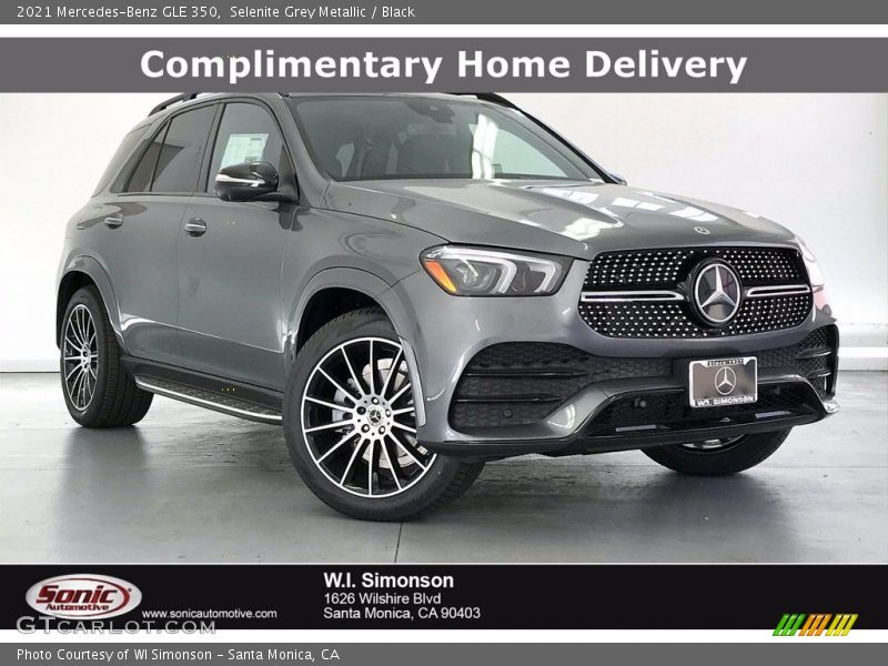 Selenite Grey Metallic / Black 2021 Mercedes-Benz GLE 350