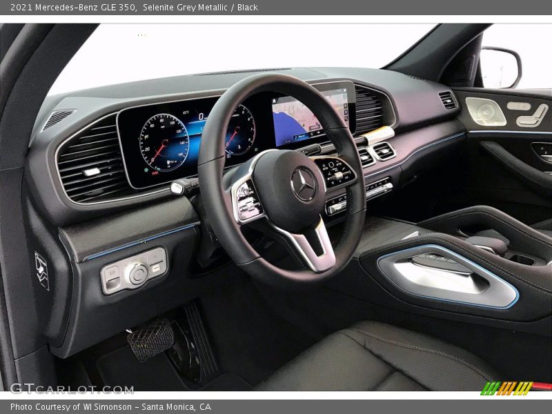 Selenite Grey Metallic / Black 2021 Mercedes-Benz GLE 350